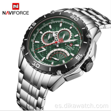 NAVIFORCE 9183 Fashion New Large Dial Reloj para hombre Reloj de cuarzo luminoso Relojes deportivos de pulsera